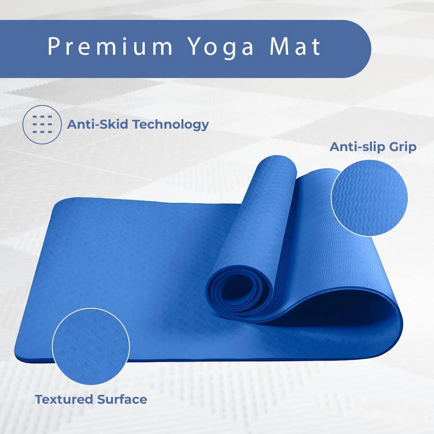 Premium Non-Slip Yoga Mat for Home & Gym